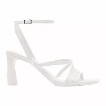 Сандалии Bershka High-heel Strappy, белый
