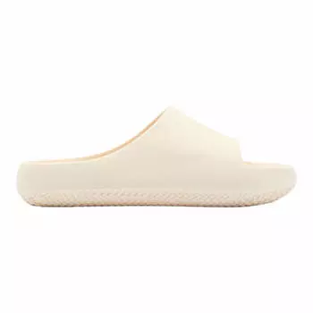 Сандалии Bershka Textured Flat, бежевый