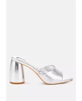 Сандалии без шнуровки Bumblin из искусственной кожи цвета металлик London Rag, серебро