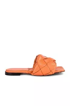 Сандалии без шнуровки Lido Bottega Veneta, цвет Papaya