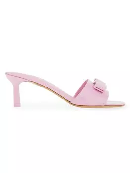 Сандалии без задника из лакированной кожи Glo FERRAGAMO