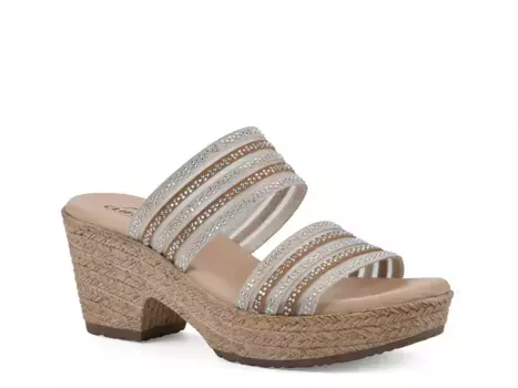 Сандалии Bia Wedge Sandal Cliffs By White Mountain, цвет natural_tan
