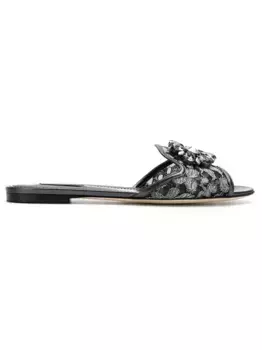 Сандалии Bianca DOLCE & GABBANA, черный