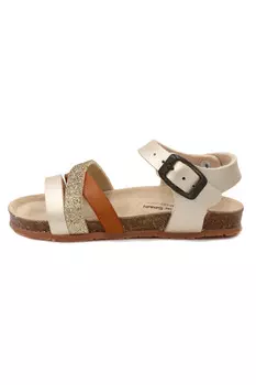 Сандалии billowy ANY, золотой