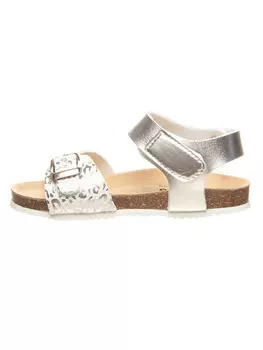 Сандалии billowy, серебряный