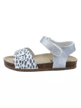 Сандалии billowy, серебряный