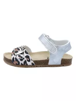 Сандалии billowy, серебряный