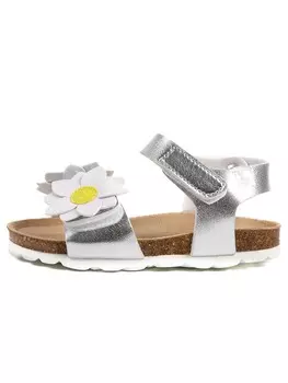 Сандалии billowy, серебряный