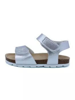 Сандалии billowy, серебряный