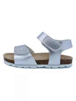 Сандалии billowy, серебряный