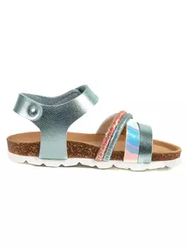 Сандалии billowy, светло-синий