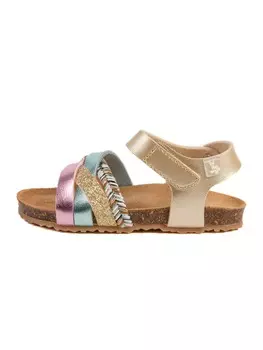 Сандалии billowy, золотой