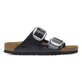 Сандалии Birkenstock Arizona Big Buckle Birko Flor narrow, черный