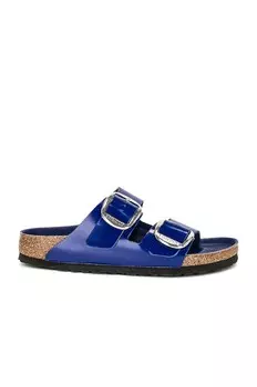 Сандалии Birkenstock Arizona Big Buckle High Shine, цвет Cobalt