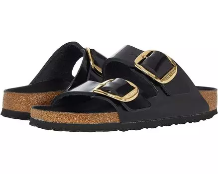 Сандалии Birkenstock Arizona Big Buckle High Shine, цвет High Shine Black Leather