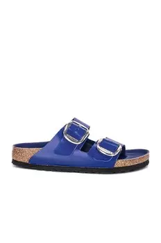 Сандалии BIRKENSTOCK Arizona Big Buckle High Shine, цвет Cobalt
