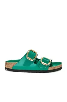 Сандалии BIRKENSTOCK Arizona Big Buckle High Shine, цвет Digital Green