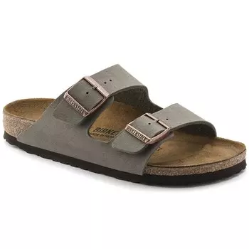 Сандалии Birkenstock Arizona Birko-Flor Birkibuc Etroit, серый