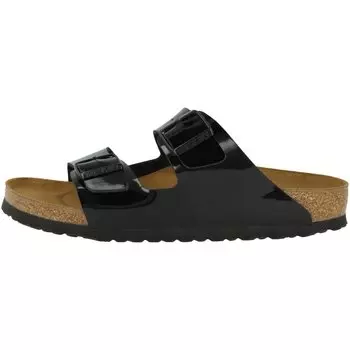 Сандалии Birkenstock Arizona Birko Flor Lack normal, черный