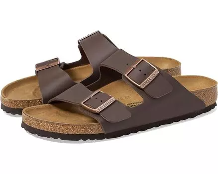Сандалии Birkenstock Arizona - Birko-Flor (Unisex), цвет Brown Birko-Flor