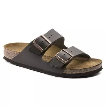 Сандалии Birkenstock Arizona Braun Naturleder, черный