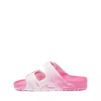 Сандалии Birkenstock Arizona EVA Slide Sandal, цвет Candy Pink/White