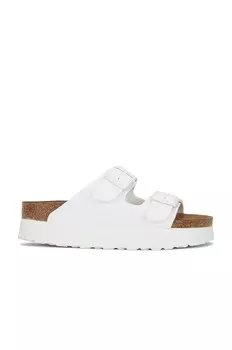Сандалии BIRKENSTOCK Arizona Faux Leather Platform, белый