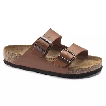 Сандалии Birkenstock Arizona Natural Leather Narrow, коричневый