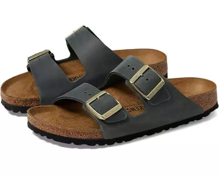 Сандалии Birkenstock Arizona - Oiled Leather, цвет Thyme