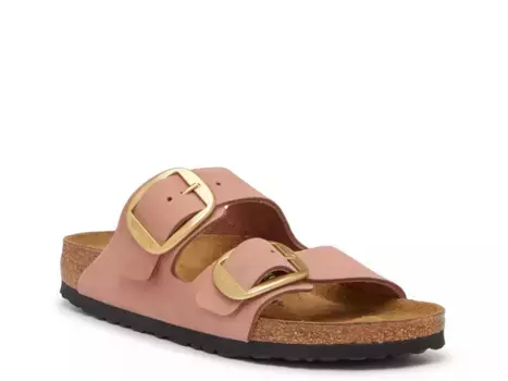 Сандалии Birkenstock Arizona с большой пряжкой - женские, цвет лилово-розовый