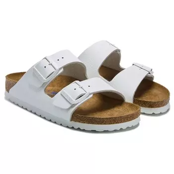 Сандалии Birkenstock Arizona с мягкой стелькой, white leather