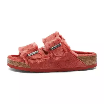 Сандалии Birkenstock Arizona Shearling, красный