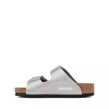 Сандалии Birkenstock Arizona Slide Sandal, цвет Sparkling Light Silver