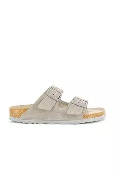 Сандалии BIRKENSTOCK Arizona Soft Footbed, цвет Stone Coin
