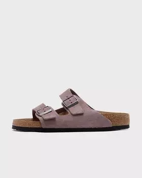 Сандалии Birkenstock Arizona Suede Leather, цвет faded purple