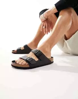 Сандалии Birkenstock Arizona тройного черного цвета
