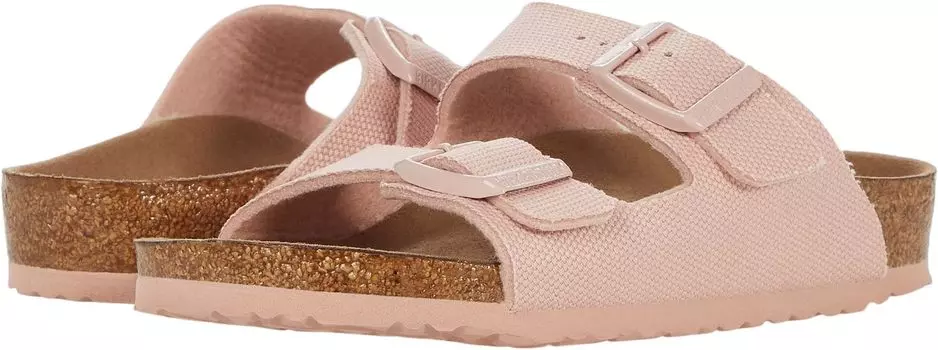 Сандалии Birkenstock Arizona Vegan, цвет Soft Pink Canvas