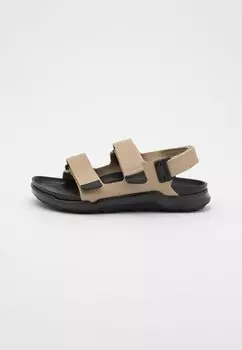 Сандалии Birkenstock, бежевый/черный