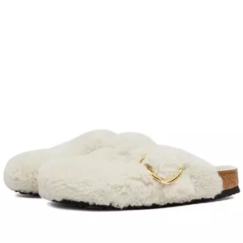 Сандалии Birkenstock Boston Big Buckle Shearling