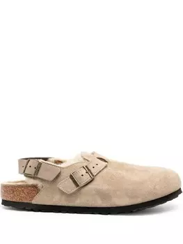 Сандалии Birkenstock Boston из замши, серый