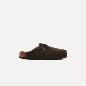 Сандалии Birkenstock Boston Shearling, цвет Mocha