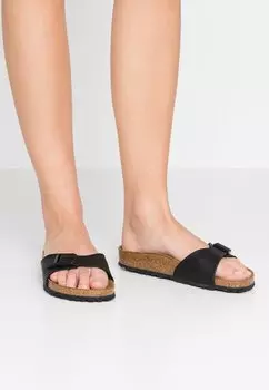 Сандалии женские Birkenstock с пряжкой, черный