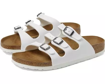 Сандалии Birkenstock Florida Birko-Flor, цвет White Birko-Flor