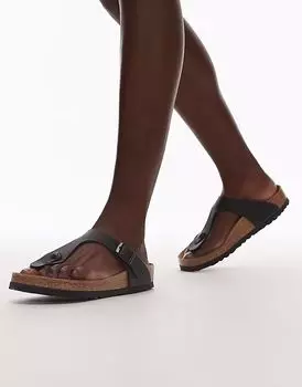Сандалии Birkenstock Gizeh черного цвета