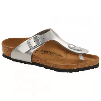 Сандалии Birkenstock Kid's Gizeh BF, цвет Electric Metallic Silver