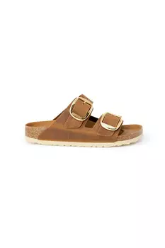Сандалии Birkenstock кожаные, коричневый