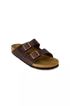 Сандалии Birkenstock кожаные, коричневый