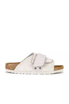 Сандалии BIRKENSTOCK Kyoto, цвет Antique White Suede