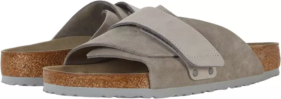 Сандалии Birkenstock Kyoto - Suede, цвет Stone Coin Suede