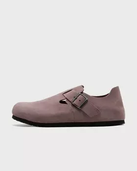 Сандалии Birkenstock London Suede Leather, цвет faded purple
